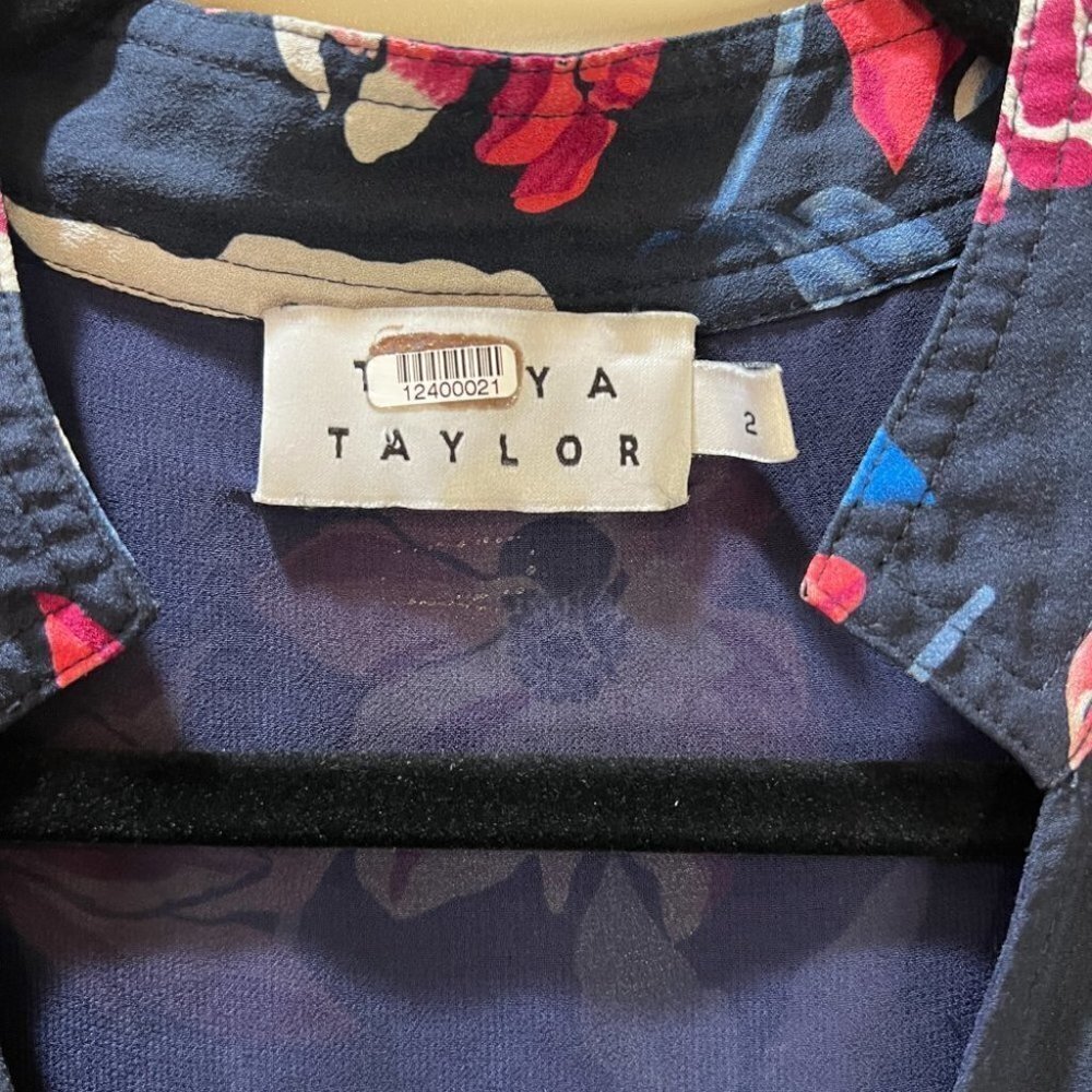 Tanya Taylor Navy Tulip Poppy Dress $595 - Picture 8 of 11